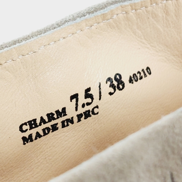 Chinese Laundry Kristin Cavallari Charm Fringe Taupe Brown Suede Bootie K308 - Picture 10 of 14